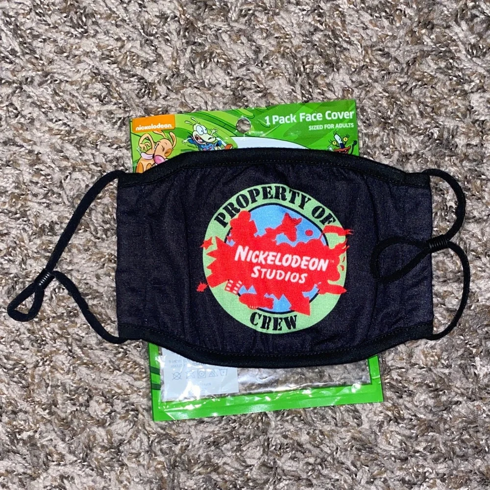 Nickelodeon Black and Red Kids Face Mask
